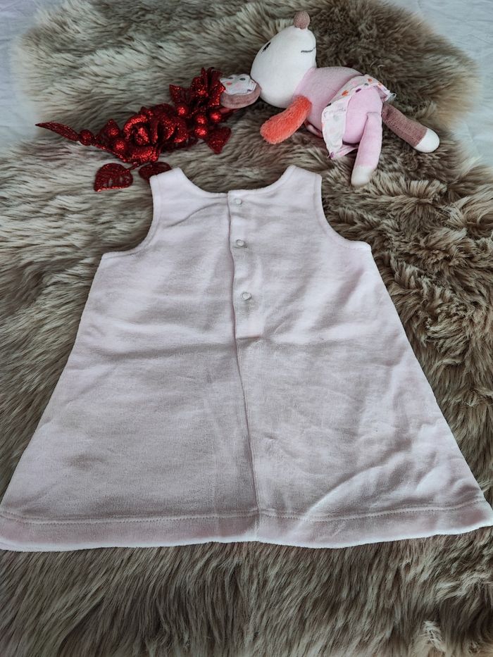 Robe chaude rose tex 3/6 mois - photo numéro 4