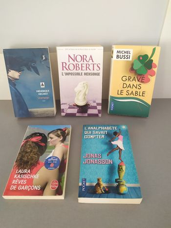 Lot 4 / Lot de 5 romans