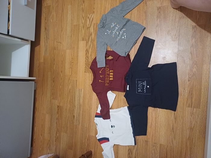 Lot 4 tee shirt manches longues bébé garçon - photo numéro 2