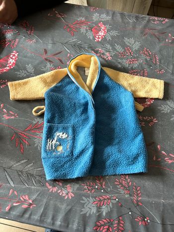 Robe de chambre / peignoir polaire taille 6mois