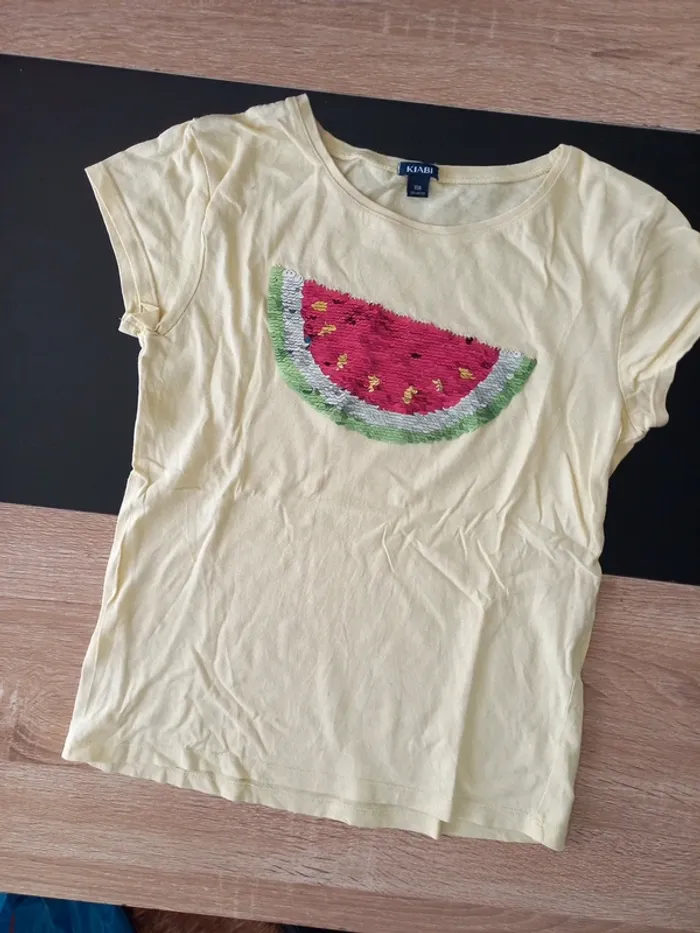 Tee-shirt fille Kiabi 10 ans - photo numéro 3