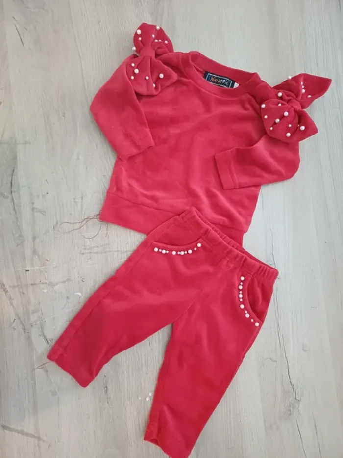 Ensemble chicaprie velours