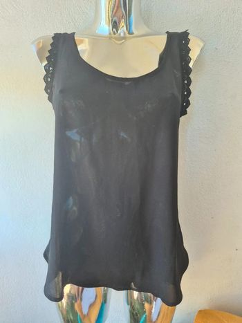 Débardeur uni transparent