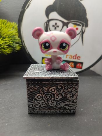 lps01305 My Littlest Petshop Pet Shop LPS Hasbro Panda Bear Ours 1662