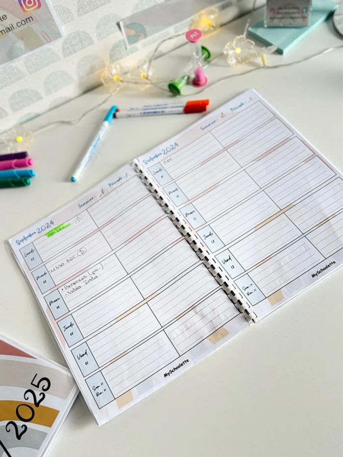 Cahier et agenda du maître maîtresse - photo numéro 13