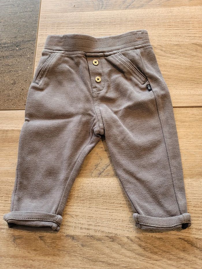 Pantalon gris garçon Obaibi 6 mois