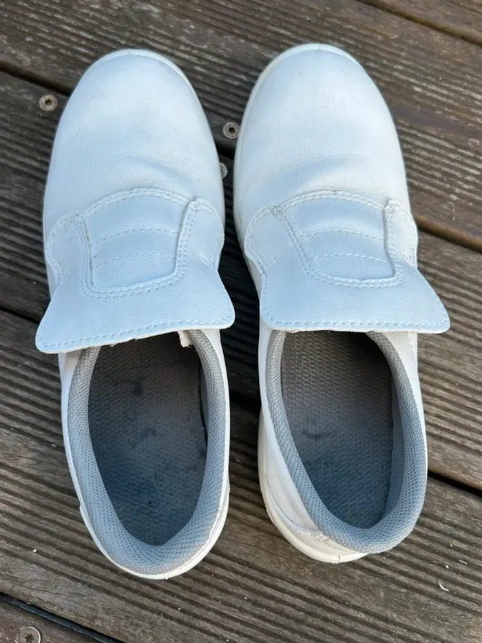 Chaussures blanches de sécurité Garsport blanche 39 parfait état - photo numéro 5