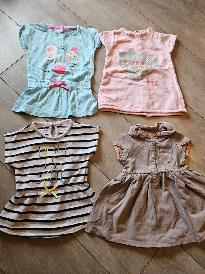 Lot 4 robes manches courtes - photo numéro 1