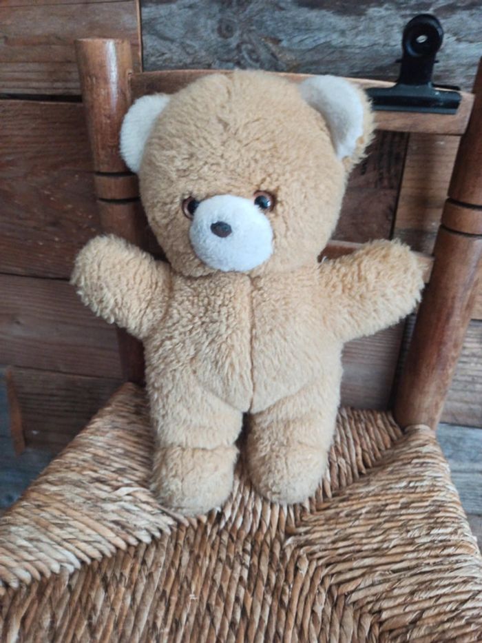 Peluche ours vintage Nounours tbe - photo numéro 2