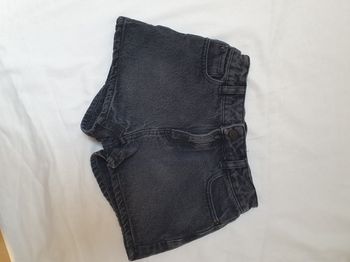 Short noir en jean