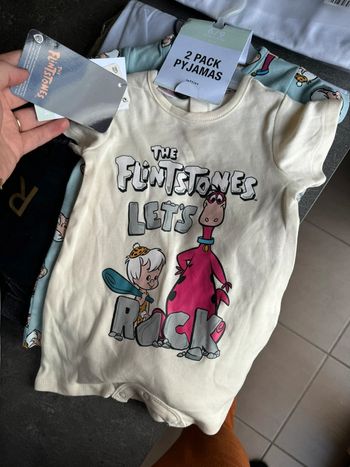 Lot de 2 combis the flintstones lefties