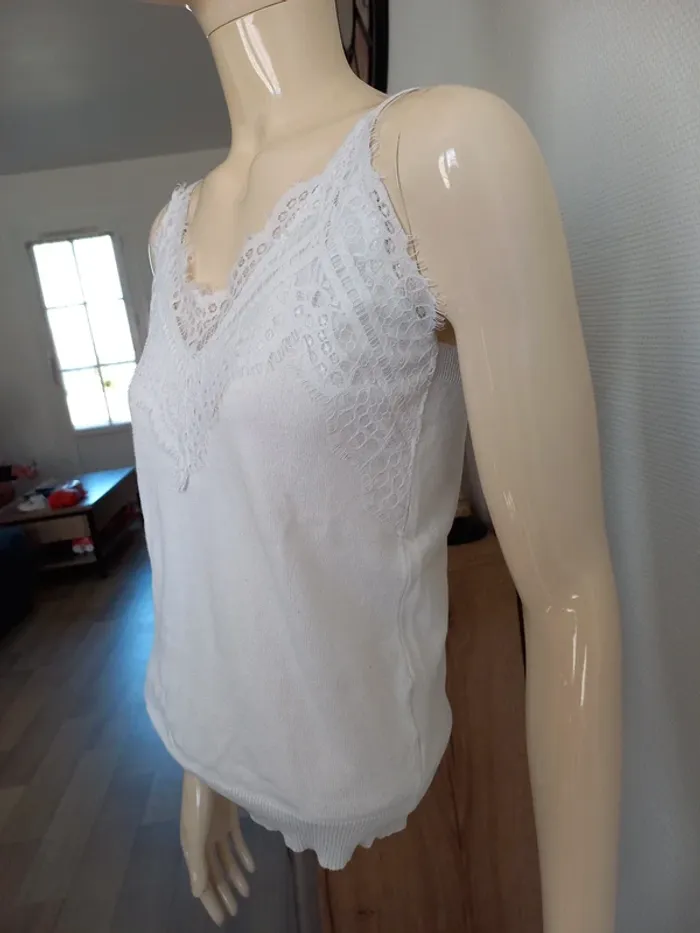Débardeur blanc T.M - photo numéro 4