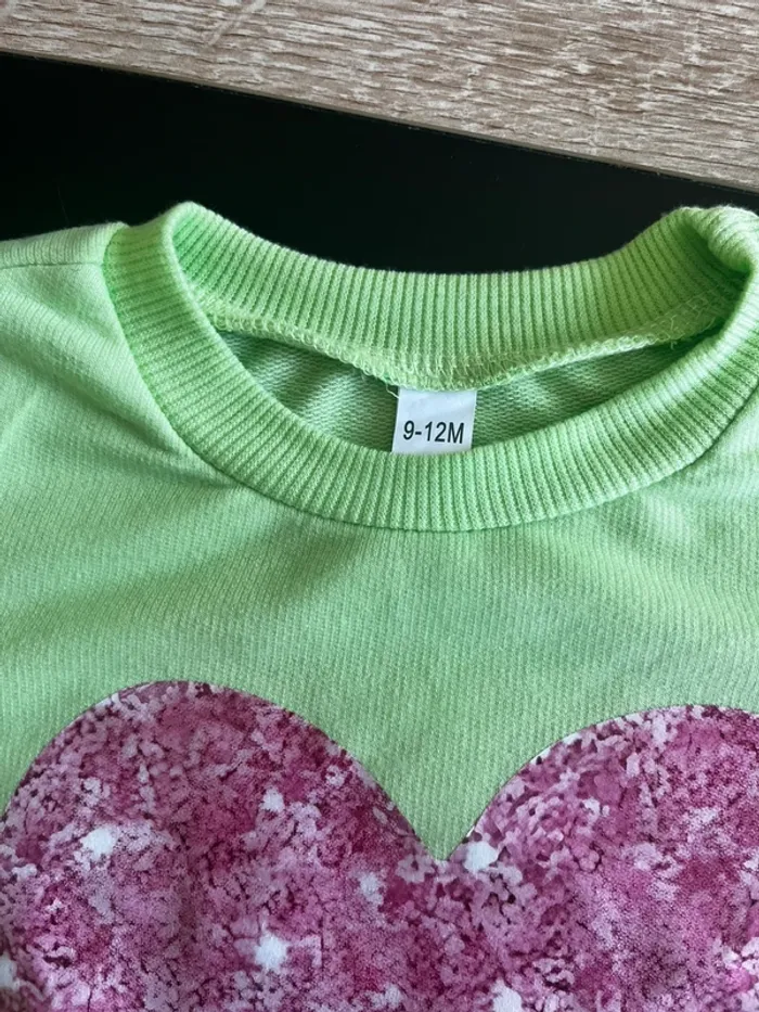 Pull cœur 9-12 mois - photo numéro 3