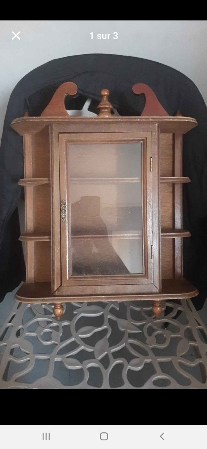Belle petite vitrine ancienne - photo numéro 2