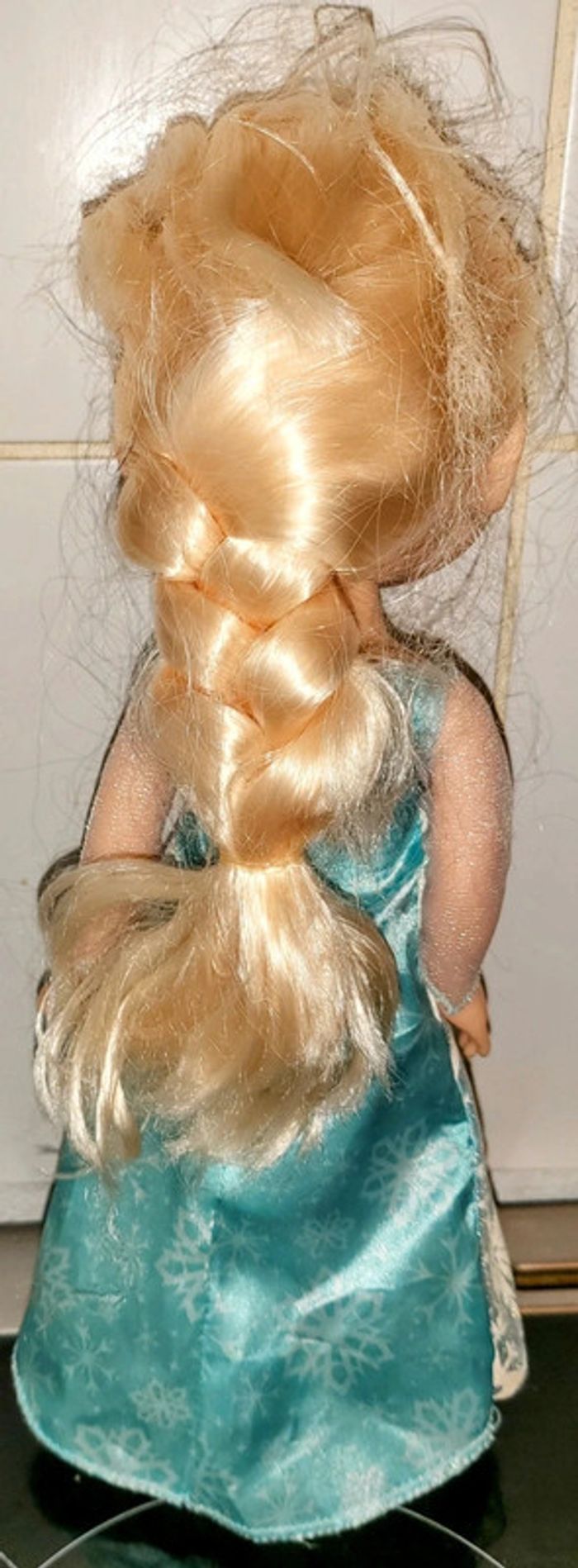 Poupée PVC Plastique figurine 35 Cm Elsa la Reine des Neiges Walt Disney frozen - photo numéro 2