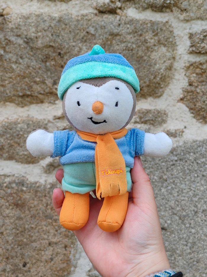 Peluche T'choupi vêtements d'hiver