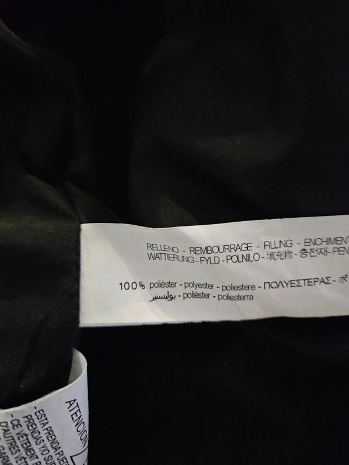 Zara manteau noir taille 40 - photo numéro 8