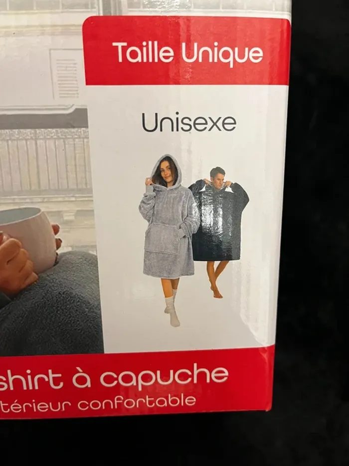 Plaid sweat à capuche – Taille unique – Unisexe - photo numéro 2