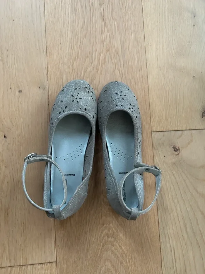 Ballerines en cuir irisé Tartine & Chocolat