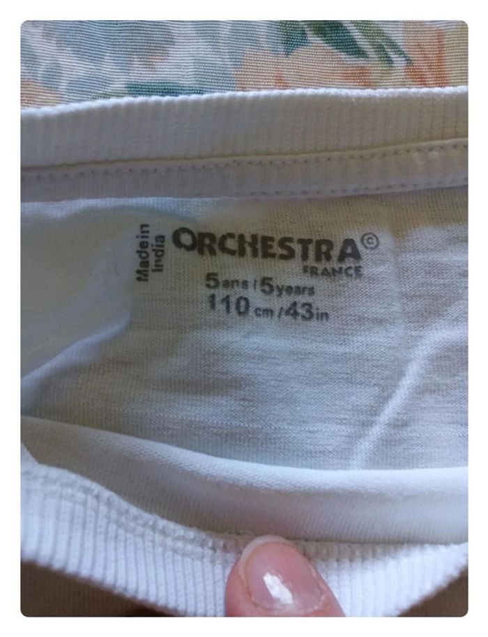 Tee-shirt orchestra 5 ans - photo numéro 2