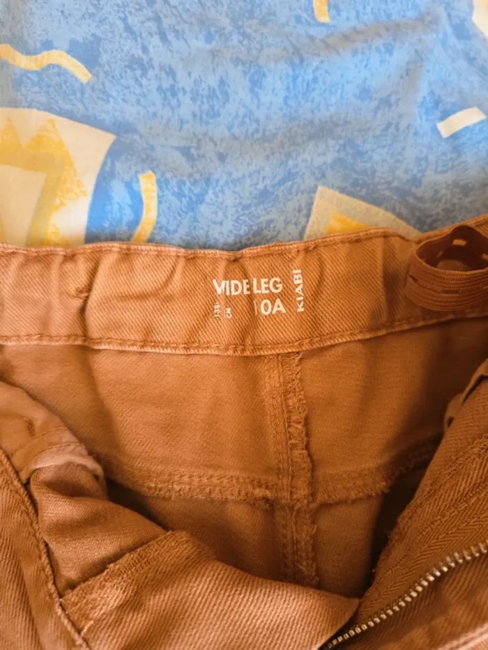 Jean large couleur Camel - photo numéro 7