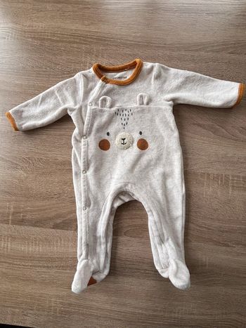 Pyjama velours 3 mois