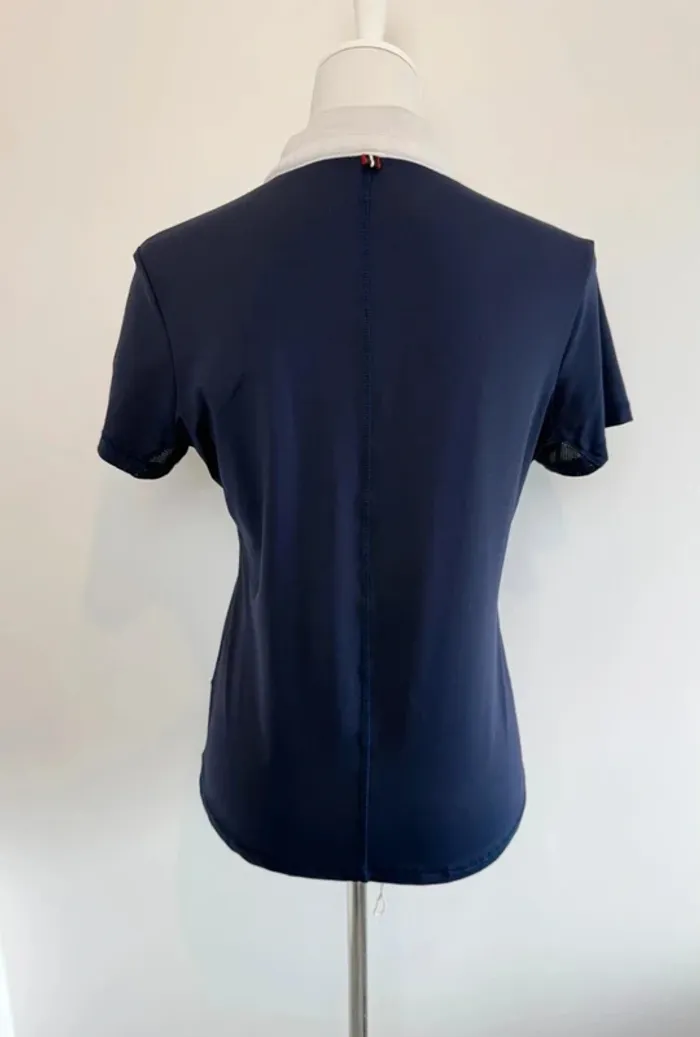 Polo d'équitation femme Cavallo marine taille 40 parfait état - photo numéro 3