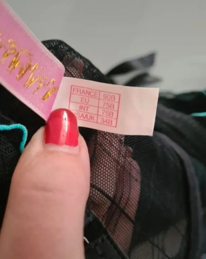 Guêpière sexy Soleil Sucré - Taille 90B - Détails turquoise - photo numéro 9