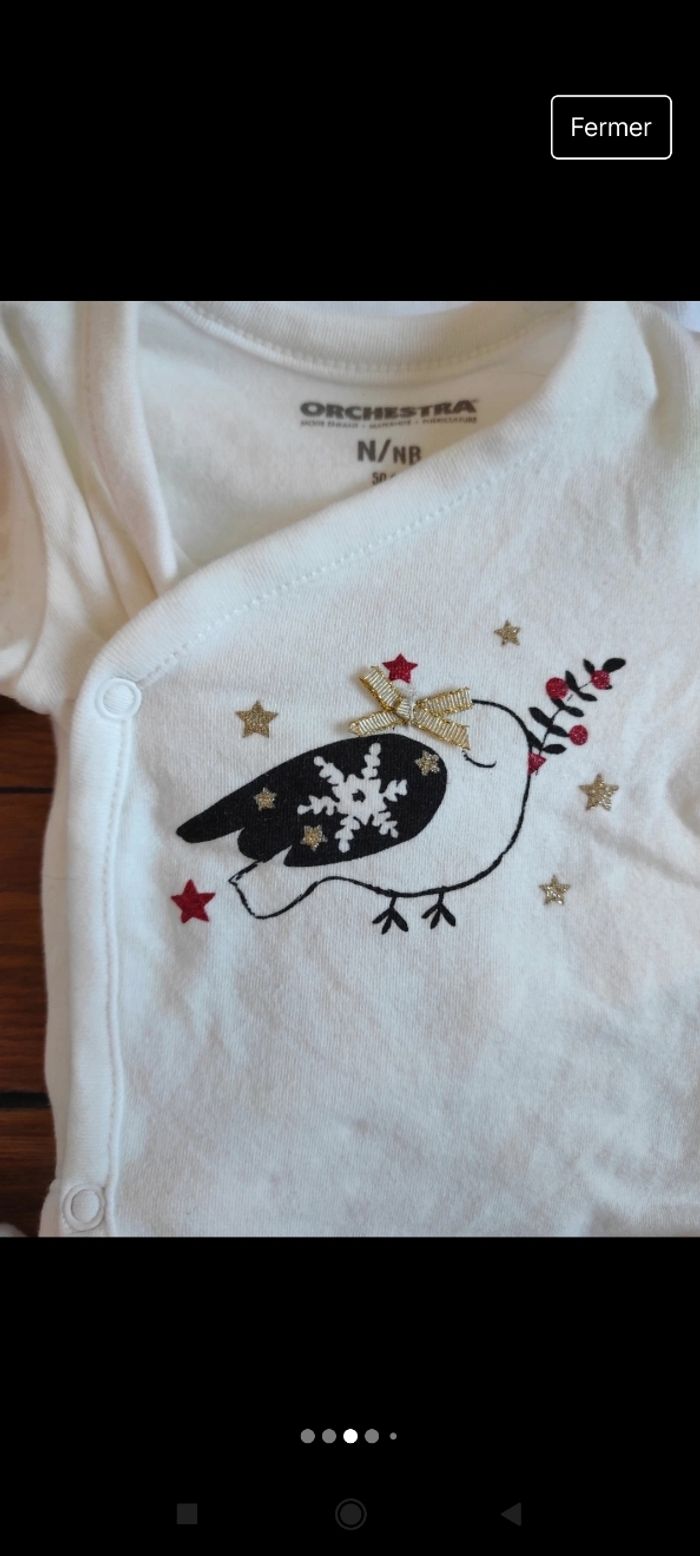 Lot 6 bodys naissance 50 cm - photo numéro 3