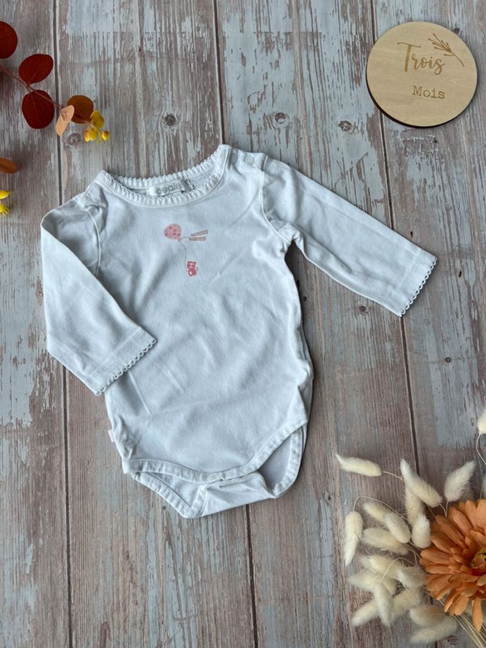 Body ML blanc 3 mois