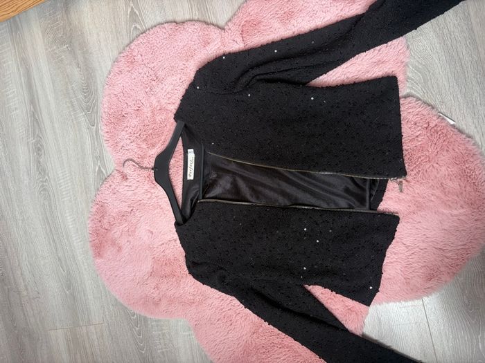 Veste sequin Femme noir S-M - photo numéro 1