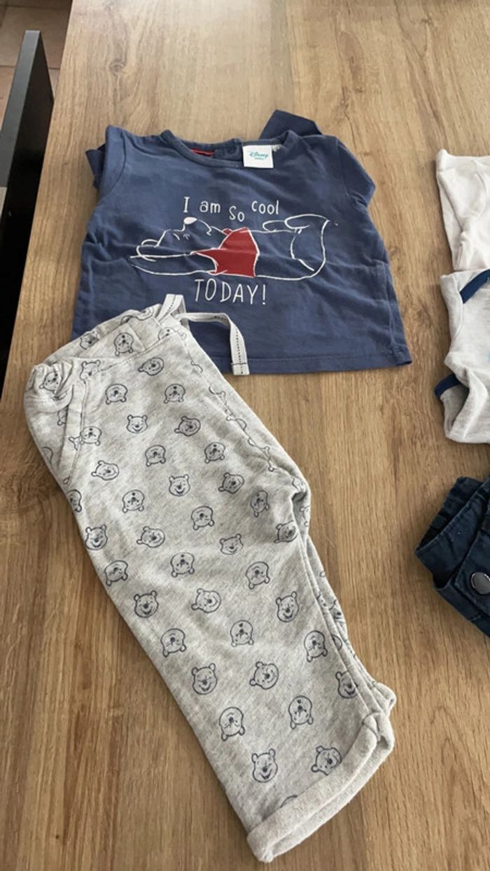 Lot de 6 vetements Disney en 9 mois - photo numéro 3