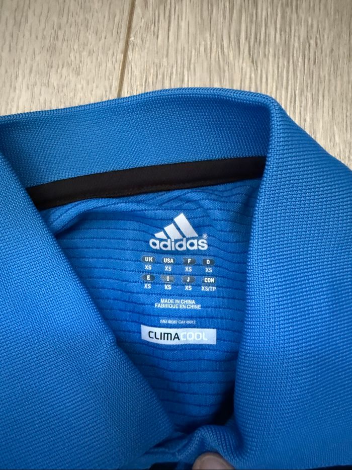 Polo bleu adidas taille XS - photo numéro 3