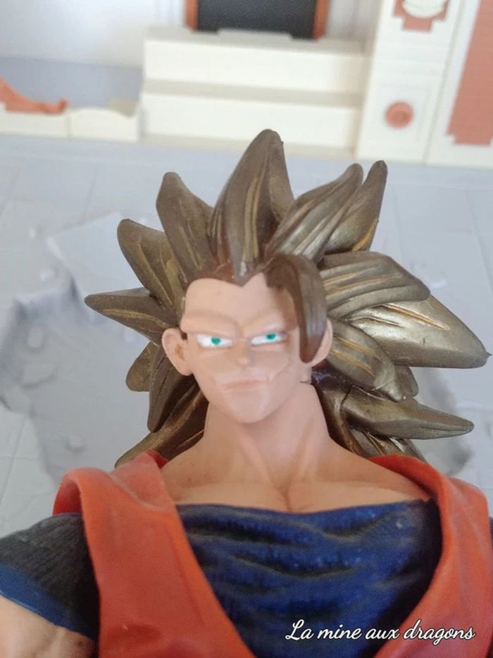 Grande figurine Dragon Ball Z Jakks goku ss3 figure rare dbz SSJ3 BS Gokou - photo numéro 2