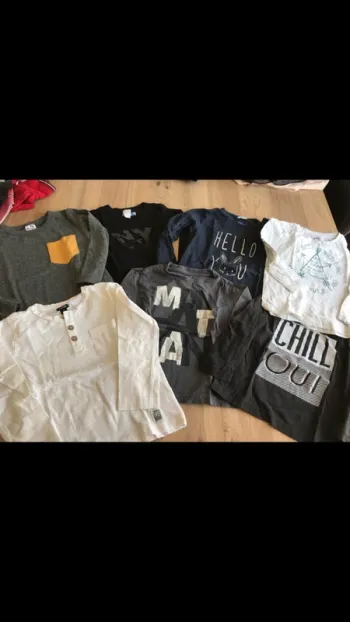 Lot de 7 t-shirt manches longues taille 3 ans