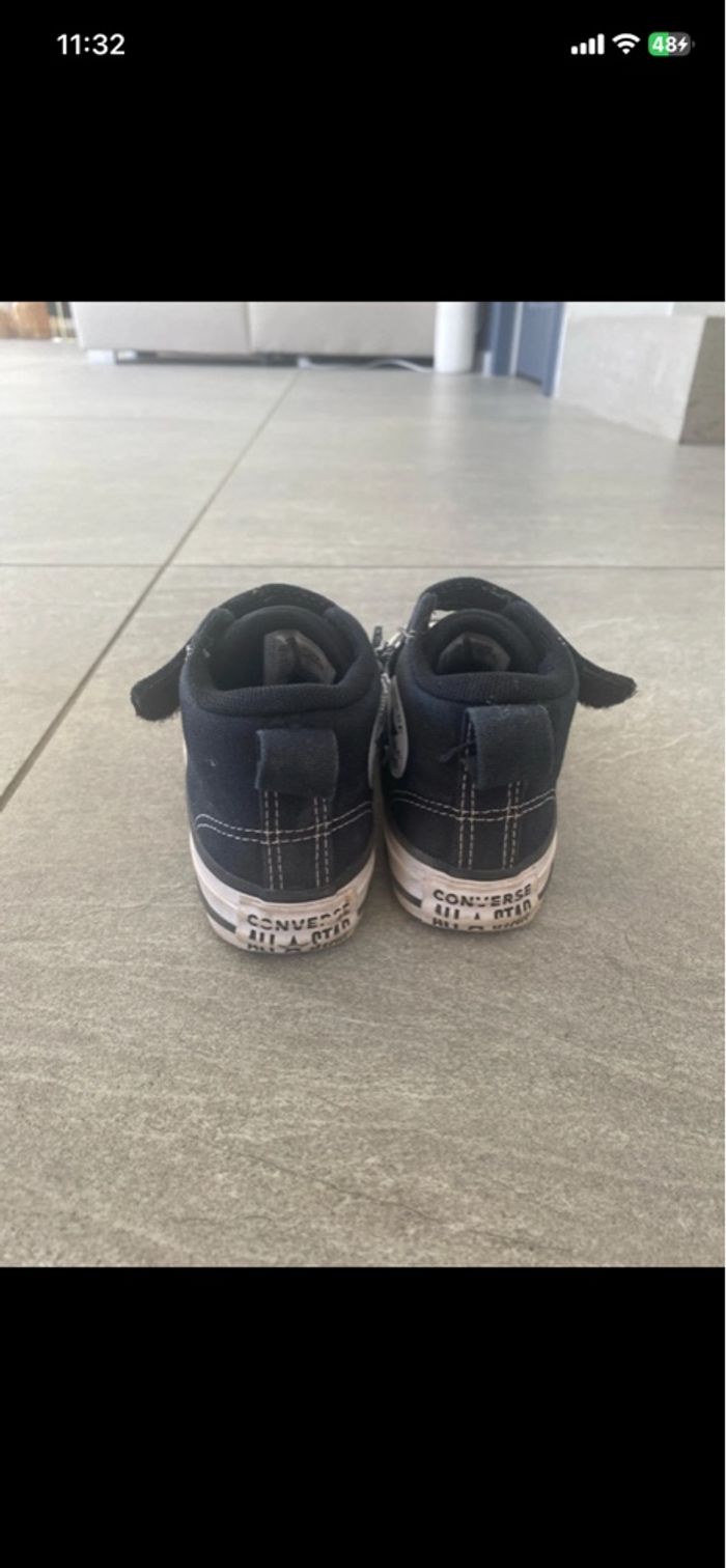 Converse fille noir taille 27 - photo numéro 2