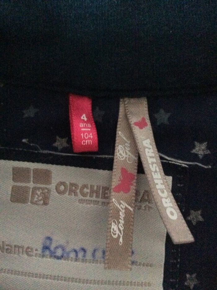 Petite veste bleue marine coton elasthanne - Orchestra 4a - photo numéro 4