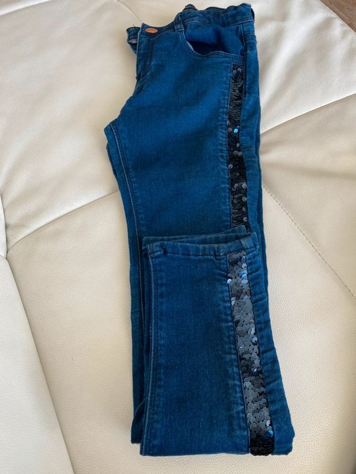 Taille 8 ans Jean skinny IKKS - photo numéro 2