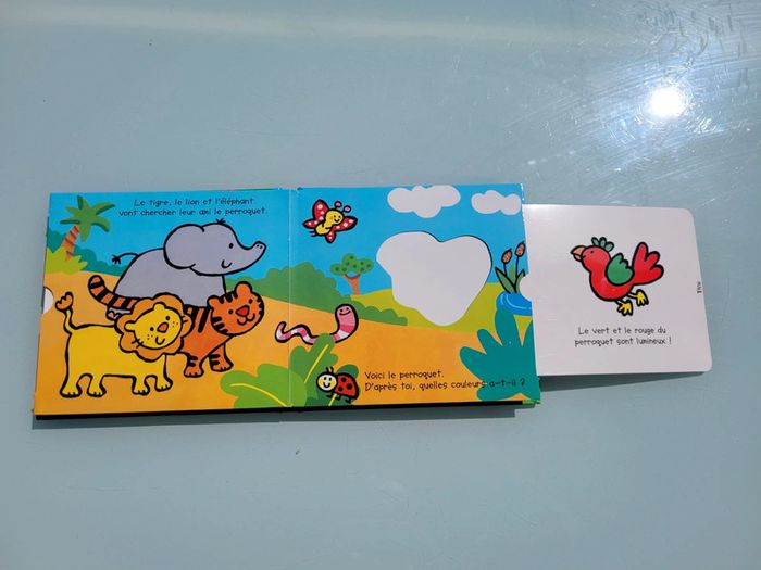 Livre animé à languettes Les Magicouleurs 🦁 Les Animaux de la Jungle 🐅 71 - photo numéro 9