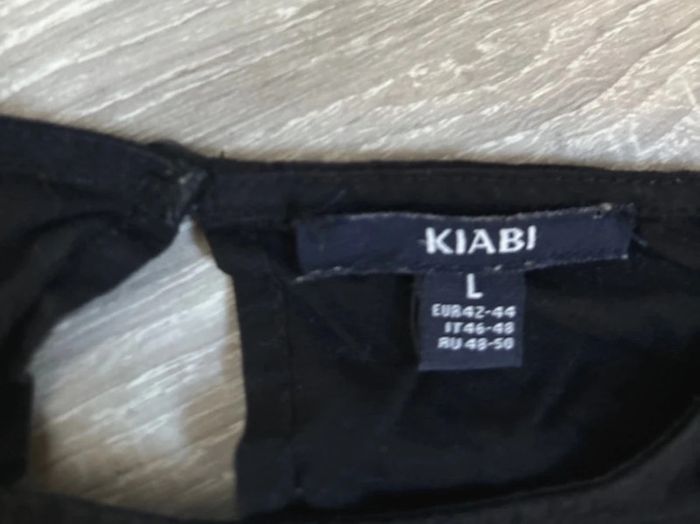 Chemisier femme noir, Kiabi manches bouffante, taille L fem - photo numéro 3