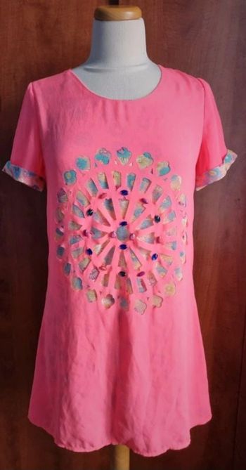 Robe avec voilage intégré taille 1