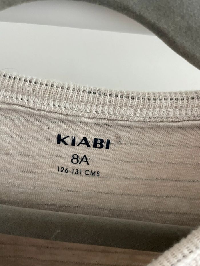 TEE shirt manche longue kiabi  8 ans - photo numéro 3