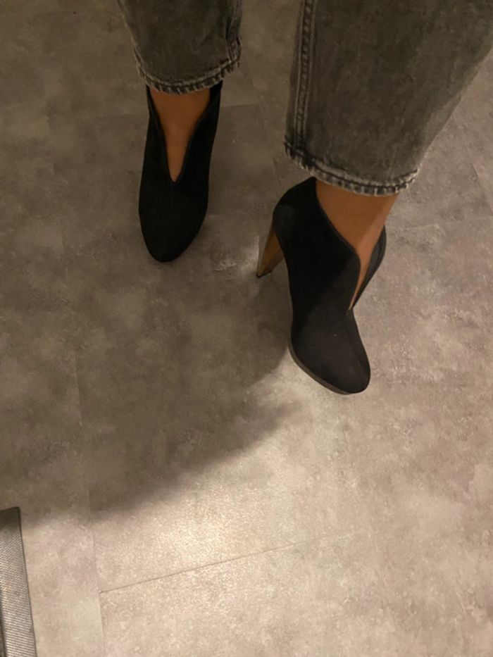 Bottines H&M noires dorées
