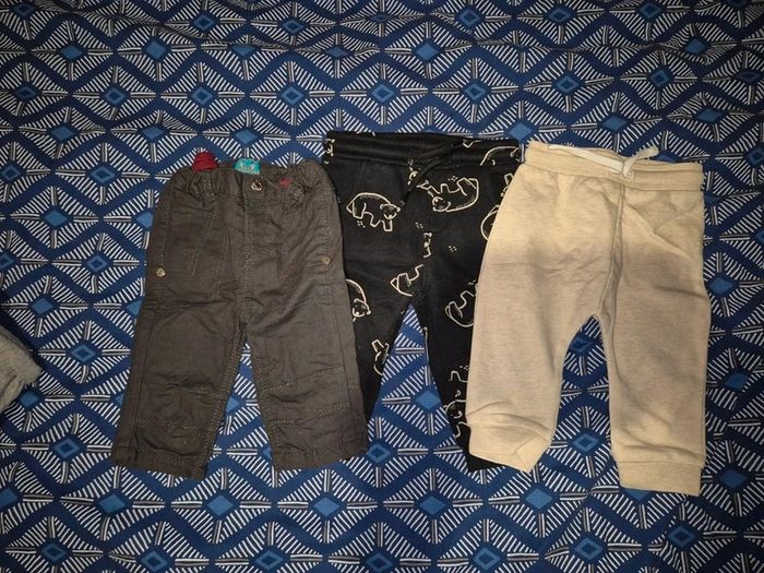 Lot 5 pantalons 6 mois - photo numéro 2