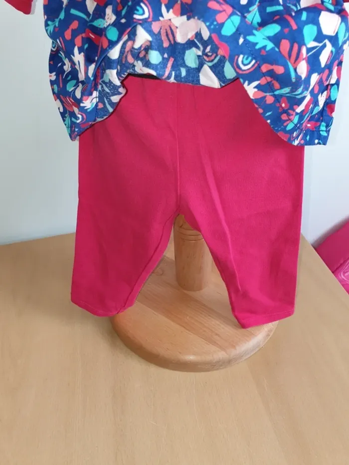 Ensemble robe, legging  et chaussettes Sergent Major 12 mois - photo numéro 3