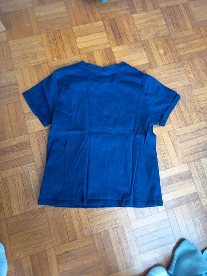 T-shirt Angela Mc Kay léopard et fleurs h&m 9/10 ans - photo numéro 4