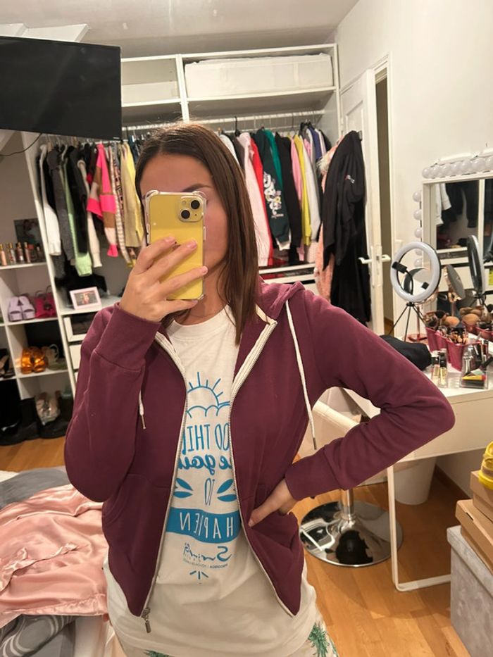 Gilet bordeaux primark S XS