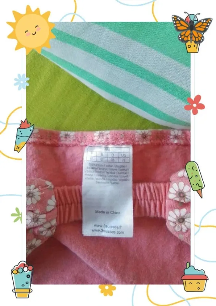 Bandana rose à fleur - photo numéro 6