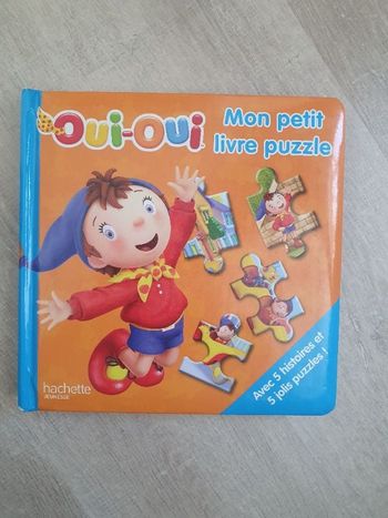 Livre 5 puzzles Oui Oui mon petit livre puzzle Hachette jeunesse