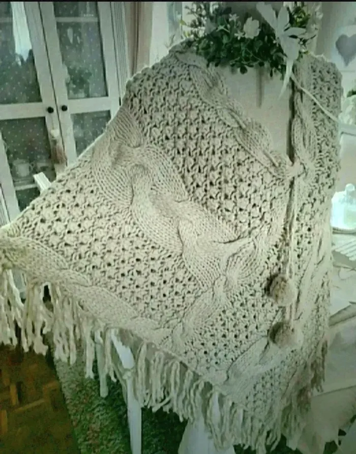 Poncho/cape beige H & M Taille Unique Neuf - photo numéro 2